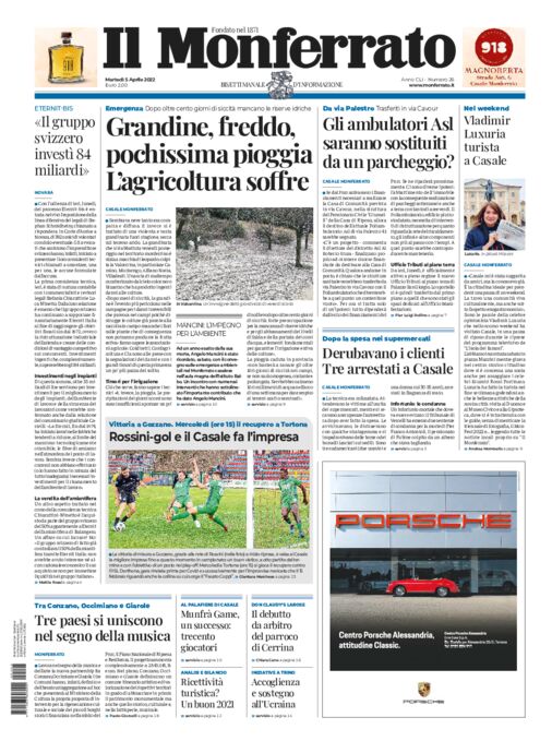 Il Monferrato - Edizione 26 del 05/04/2022